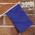 thumbnail image 2 of Anley Blue Mini Flag 12 Pack - Hand Held Small Miniature Solid Blue Blank Flags on Stick - 5x8 Inch with Solid Pole & Spear Top, 2 of 6