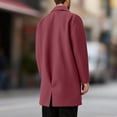 thumbnail image 2 of Fgnfyis Mens Coat Outdoor Casual Wool Blend Anorak Jacket for Versatile Wear Stylish and Functional Design for Everyday Adventures Jacket for Men RD1 XXL, 2 of 6