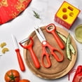 thumbnail image 3 of TopLLC Kitchen Accessories, Kitchen Essentials, Kitchen Tools Red Festive Celebrate Kitchen Gadget Set Five-piece Festive Holiday Gift Set Red kitchen gadget coordinates, 3 of 9