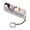 White2, variant on Fidget Clicker Keychain, 4-Key Mechanical Cat Keyboard with Keyring