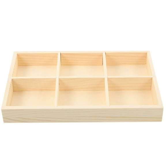 Hytrove Socks And Underwear Organizer Wooden Box Adults 2Pcs 9.43X6.29X1.18in