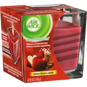 Air Wick Scent Ribbons Apple & Sheer Cinnamon Candle, 6.35 oz