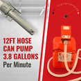 thumbnail image 4 of PumpMatic Super Gas Pump – 12ft Hose Battery-Powered Electric Fuel Transfer Pump with Auto-Stop Sensor for Gas, Diesel, Kerosene, and More – Model SLGP12R, 4 of 9
