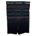 thumbnail image 2 of Calvin Klein Men's Cotton Stretch Holiday 5-Pack Low Rise Trunk Black XL, 2 of 2