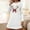 White, variant on Blmnix Women's Nightgowns Moomoo Long Sleeve Christmas Nightshirt Pink Casual Crew Neck Sleep Dress