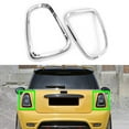 thumbnail image 1 of ABS Tail Light Cover Trim for Mini for Cooper R56 R57 R58 R59 Silver (2 Pieces), 1 of 2