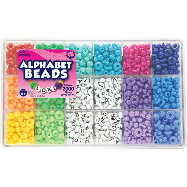 The Beadery Alphabet Craft Bead Box, 1 Each, Multicolor