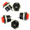 thumbnail image 5 of Flmtop 5 Pcs Interrupteur Momentané Marche / Arrêt Boutons-Poussoirs pour Voiture Mini Clé de Réinitialisation Automatique, 5 of 5