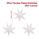 thumbnail image 2 of 3 Faroles Papel En Forma Estrella Decoración Navideña Xtellar dorado, 2 of 4