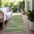 thumbnail image 6 of Addison Rugs Chantille Indoor/Outdoor Transitional Stripes Olive Washable Runner Rug, 2'3" x 7'6", 6 of 6