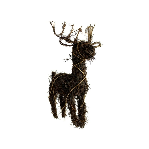 Angelvine Deer: Natural, 8 x 14 inches
