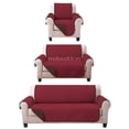 thumbnail image 1 of Juego de Protector Cubre Sala Doble Vista Capitonado, Incluye: Protector de Sofá, Love Seat y Sillón Individual VINO - CAFÉ, 1 of 1