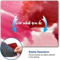 thumbnail image 5 of Mouse Pad, Love What You Do Inspirational Mouse Pad Custom Design Mousepad Game Office Customized Mouse Pad Decorated Mouse Pad for Office Dorm Computer Laptop (Pink Red), 5 of 5