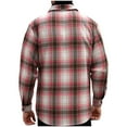 thumbnail image 4 of Xcmzpl Men's Flannel Plaid Shirts Big and Tall Wool Blend Tshirts Long Sleeve Casual Button Down Shirt with Pockets, 4 of 4