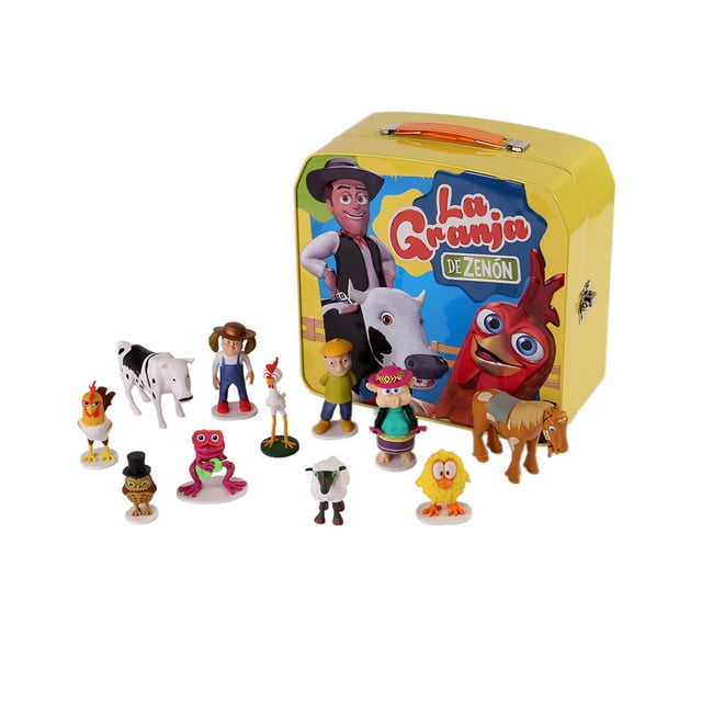La Granja de Zenon 20 Figuras Coleccionables en Lata para Niños de 3 Años en Adelante