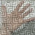 thumbnail image 3 of Modern Tulle Curtains with Rod Pocket, Mysterious Vintage Maze Modern Shape in Squares Lines Work of Art Print, Sheer Drape for Wedding Party 2 Panels, 7 Sizes, Sage Green and White, by Ambesonne, 3 of 3