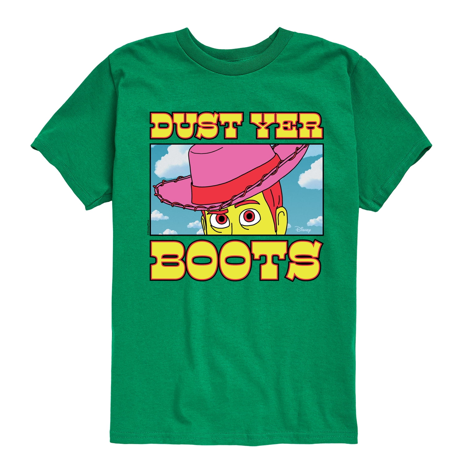 Toy Story 4 - Woody Dust Yer Boots - Toddler & Youth Short Sleeve Graphic T-Shirt