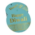 thumbnail image 1 of Inkdotpot Real Gold Foil Happy Diwali Tags Favor Hang Paper Tags 50 Pieces, 1 of 6