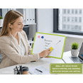 thumbnail image 5 of MXG Double-Sided White Board Dry Erase,12"x16" Green Small Whiteboard with Markers & Eraser,Portable Mini White Board for Coaches, Students, Kitchen, 5 of 10
