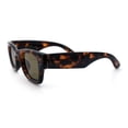 thumbnail image 5 of Classic Square Sunglasses for Men Women UV400 Protection Retro Thick Fat Bevel Frame Tortoise Frame Brown Lens, 5 of 7