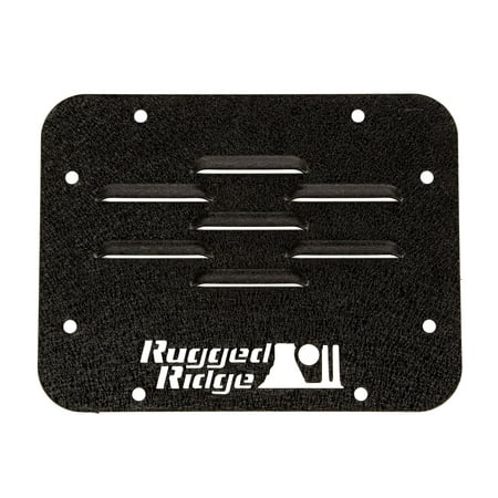 Rugged Ridge 11586.10 Tire Carrier Delete Plate; (Best Affordable Plate Carrier)