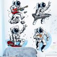 thumbnail image 2 of Pegatinas de pared de astronauta, pegatinas de pared extraíbles de PVC para dormitorio, sala de estar, habitación de niños, jardín de infantes, ventana de arte, puerta, armario, pasillo, decoración d JAMW Sencillez, 2 of 5