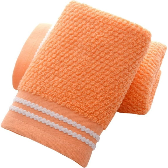 Pineapple Pattern Hand Towel Set, 100% Cotton, Ultra-Soft & Highly Absorbent, Bathroom Face Towels, 13x30 Inches - Pack of 2