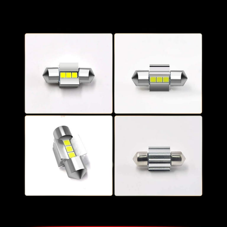 Lasfit 28mm Festoon LED Bulbs, DE3021 DE3022 3528 LED Bulbs