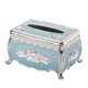 thumbnail image 1 of Caja de Pañuelos ABS de Estilo Europeo Caja de Pañuelos de Hotel de Lujo Accesorios de Escritorio Estante de Pañuelos de Oficina en Estuc Baoblaze Estuche de tejido, 1 of 8