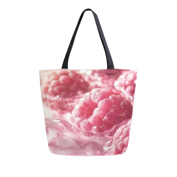 DIXRUYEE Tote Bag Women Weekender Travel Bag Shoulder Handbag Raspberry Delight Printed