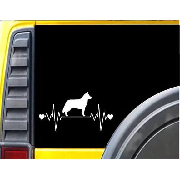Siberian Husky Lifeline sticker *J348* 8.5 inch wide dog decal