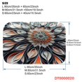 thumbnail image 3 of 3D Flower 20 Non-Slip Memory Foam Bath Rug: Absorbent, Quick-Dry, Machine Washable, Soft & Comfortable - L, 3 of 7