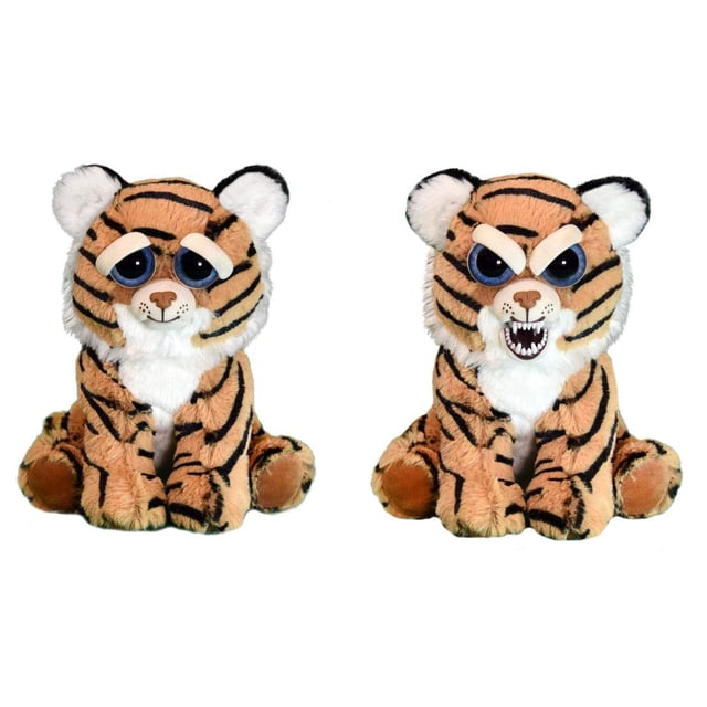 Peluche con forma de tigre Jennifer, borde dentado, de Feisty Pets, 21,6 cm Feisty Pets Feisty Pets