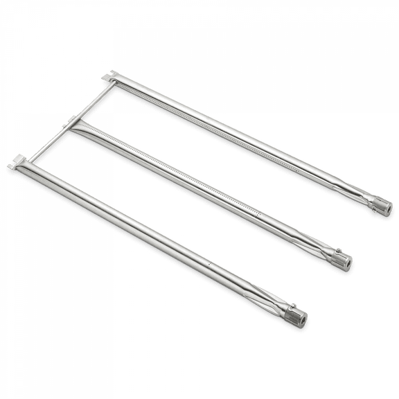 Weber Burner Tube Set Fits Genesis 1000-5500, Platinum & Gold Stainless Steel