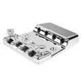 thumbnail image 4 of Guitar Bridge,Guitar Bridge 4 String Metal Guitar Bridge Electric Guitar Bridge Top Tier Quality, 4 of 12