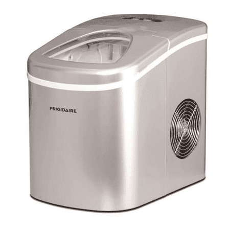 Frigidaire EFIC108 26 lb. Daily Capacity Countertop Portable Ice Maker, Silver - Manufacturer