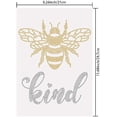 thumbnail image 5 of Yellow Bee Iron on Rhinestone Kind Letters T-Shirt Crystal Heat Transfer Hot fix Rhinestone Bling DIY Decals for Kid's Clothing Vest Shoes Hat Jacket DIY Accessories, 5 of 9