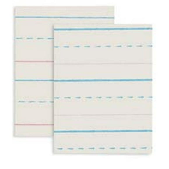 Newsprint Handwriting Paper, Dotted Midline, Grade 1, 5/8" X 5/16" X 5/16" Ruled Long, 10-1/2" X 8", 500 Sheets