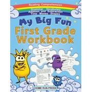 My Big Fun First Grade Workbook: 1st Grade Workbook Math, Language Arts, Science Activities to Support First Grade Skills, (Paperback)