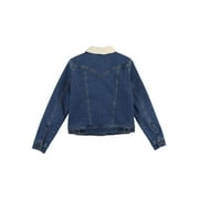 Wrangler® Womens Classic Denim Sherpa Jacket
