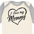 thumbnail image 4 of Inktastic I Love My Mommy in Black Chalk Heart Boys or Girls Long Sleeve Baby Bodysuit, 4 of 5
