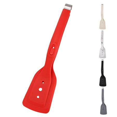 

2 in 1 Silicone Spatula Tongs Non-Stick Spatula Tongs for Kitchen Cooking Grip and Flip Egg Flipper Spatula Heat Resistant Spatula Tongs (Black) Metal Spatulas For Kitchen Use