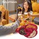 thumbnail image 5 of Ganfancp Four Grids Platter Fruit Plated Living Room Creatived Grids Platos de Plástico para Frutas Té de La Tarde Snacks Nutsed Melon Pips Plato de Postre Artículos En Liquidación 1X Plato, 5 of 6