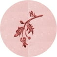 thumbnail image 1 of Ahgly Company Indoor Round Patterned Pastel Red Pink Area Rugs, 8' Round, 1 of 6