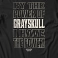 thumbnail image 3 of Masters Of The Universe Movie By The Power Of Grayskull Text Stack Men's T Shirt (Black, S-XXXL), 3 of 4