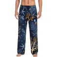 thumbnail image 2 of Lsque Mystical Underwater Coral Scene Print Men's Pajama Pants, Lounge Pant - Comfortable Home Wear,Elastic Waistband, Stylish Design-Small, 2 of 9