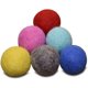 thumbnail image 1 of Comfy Pet Supplies, juego de 6 bolas de fieltro de lana 100 % para gatos y gatitos, bolas de lana para gatos ecológicas y coloridas hechas a mano, 6 colores, 1 of 8