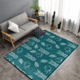 thumbnail image 2 of Area Rugs For Living Room Decor - Tropical Pineapple A Anti Slip Throw Washable Rugs 3x5 For Bedroom, Soft Indoor Carpet For Bedroom Living Room 60x39In, 2 of 5