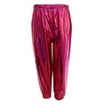 thumbnail image 5 of Aocisk Childrens Dance Pants Bronzed Bright Straight Stretch Closing Performance Girls Trousers Hot Pink 18 Years, 5 of 5