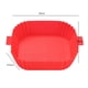 thumbnail image 4 of Bandeja para Freidoras Aire Con Disco Antiadherente Pastel Cuadrado Herramienta El Color Rojo, 4 of 4